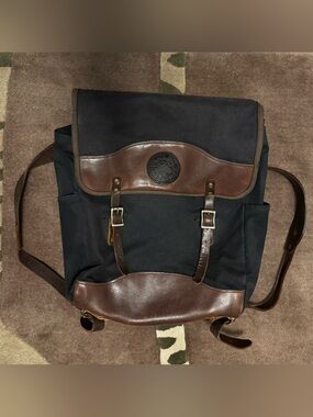 Duluth Pack Laptop Scoutmaster Deluxe Canvas & Leather Backpack Made in USA
